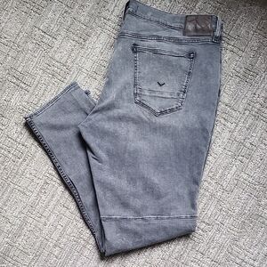 Hudson Jeans Men's Charcoal Slim Fit, 40 X 32